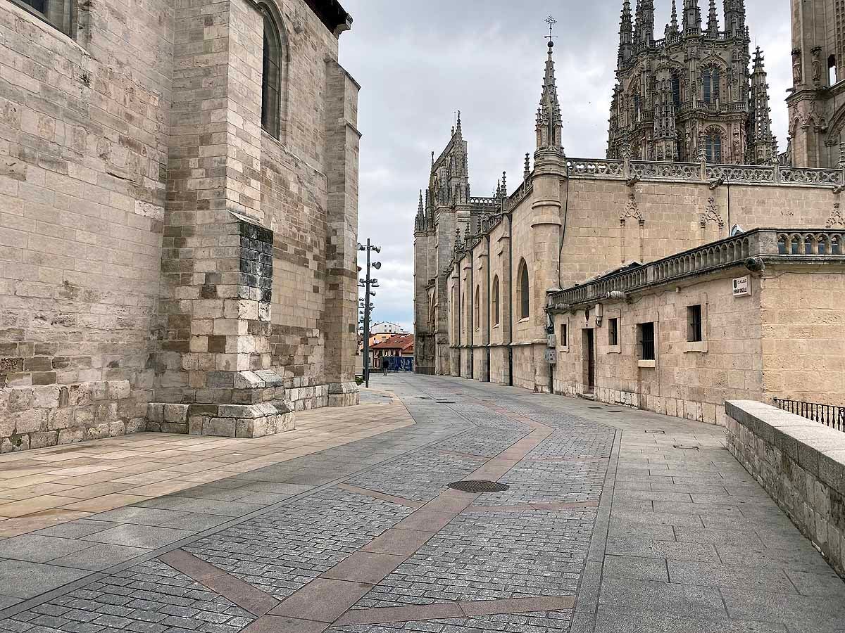 Un atípico Domingo de Pascua en Burgos.