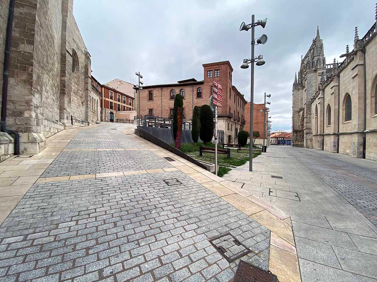 Un atípico Domingo de Pascua en Burgos.