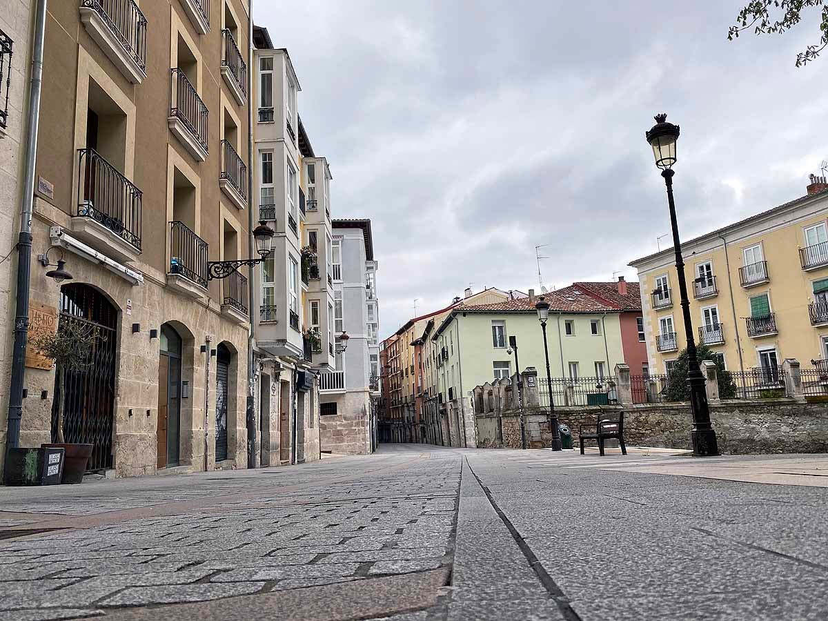 Un atípico Domingo de Pascua en Burgos.