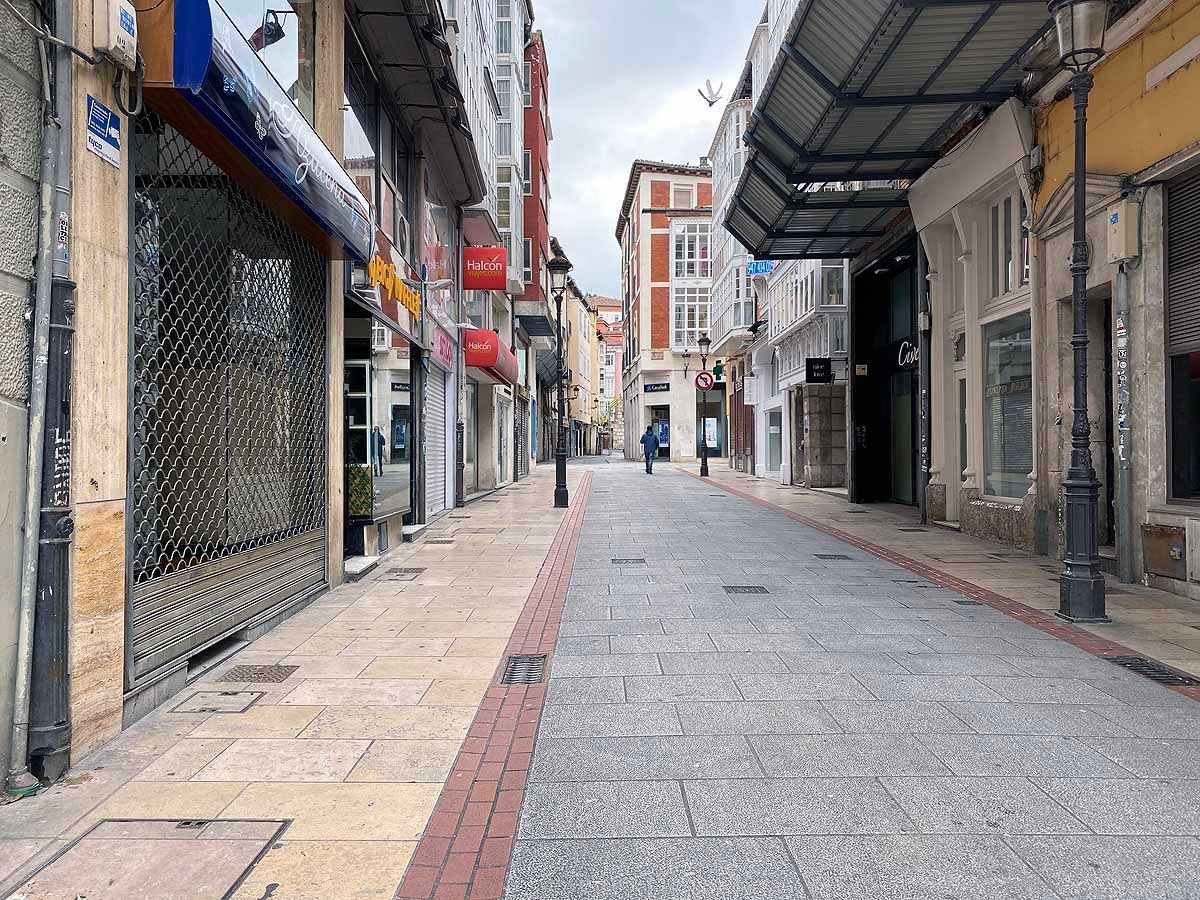 Un atípico Domingo de Pascua en Burgos.