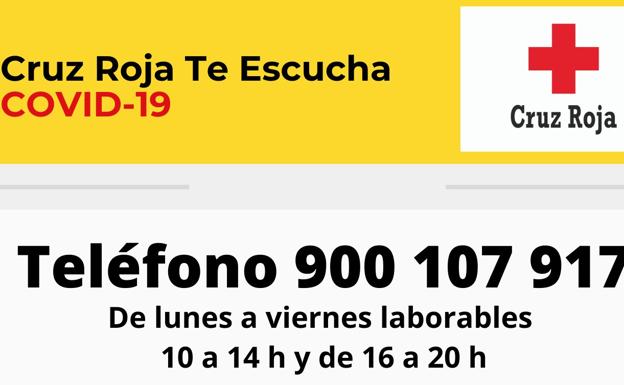 'Cruz Roja te escucha', un servicio para dar apoyo psicosocial a las personas más frágiles de la sociedad