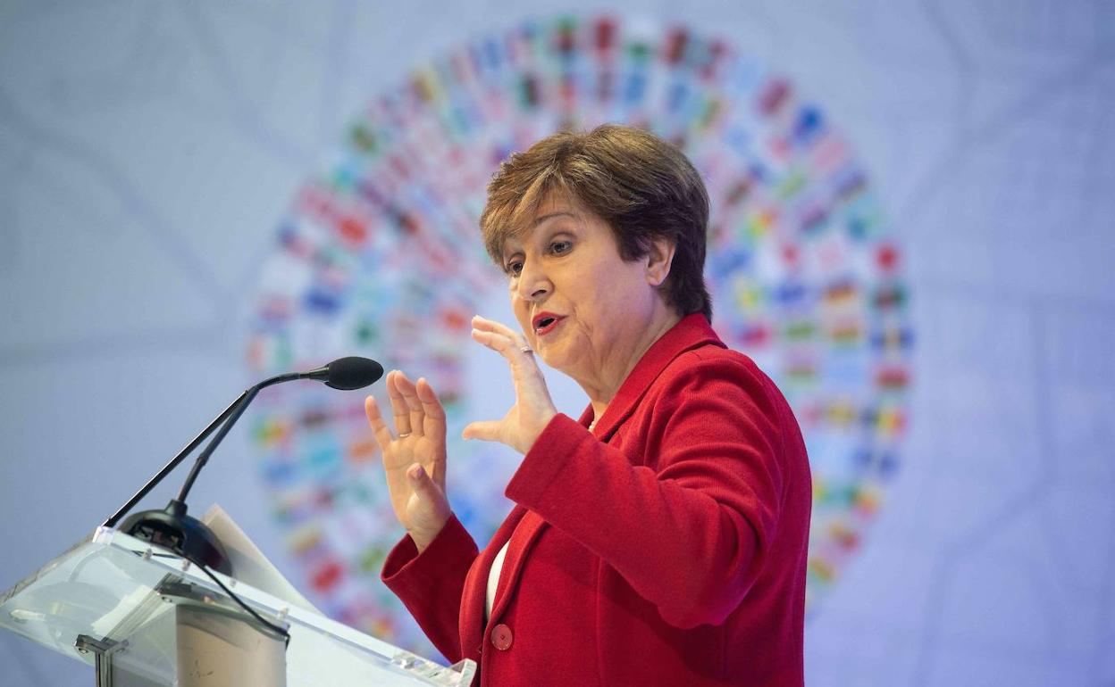 La directora gerente del FMI, Kristalina Georgieva. 