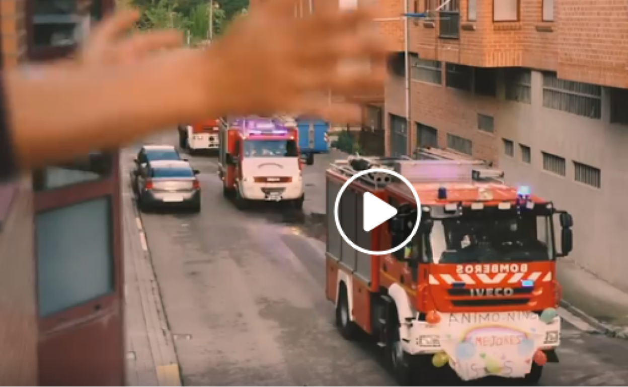 ¡Ánimo niñ@s, sois los mejores!, el mensaje de aliento a los peques de Medina de Pomar