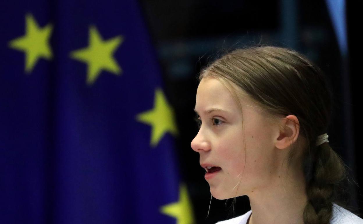 La activista medioambiental sueca Greta Thunberg. 