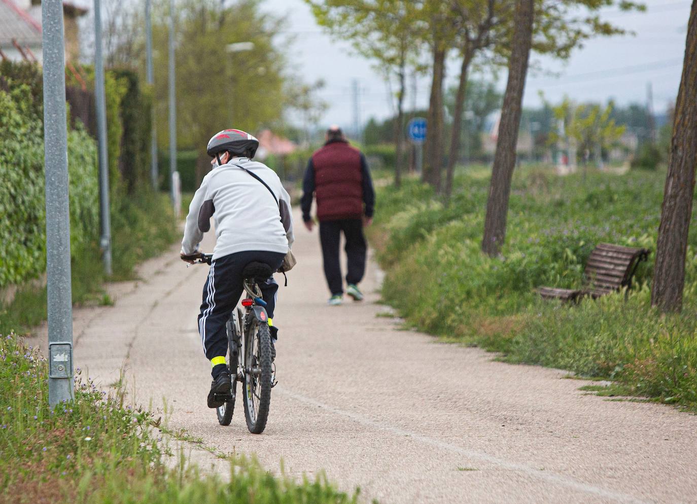 Primer día permitido para salir a pasear y hacer deporte.