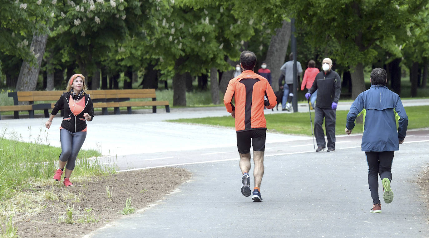 Primer día permitido para salir a pasear y hacer deporte.