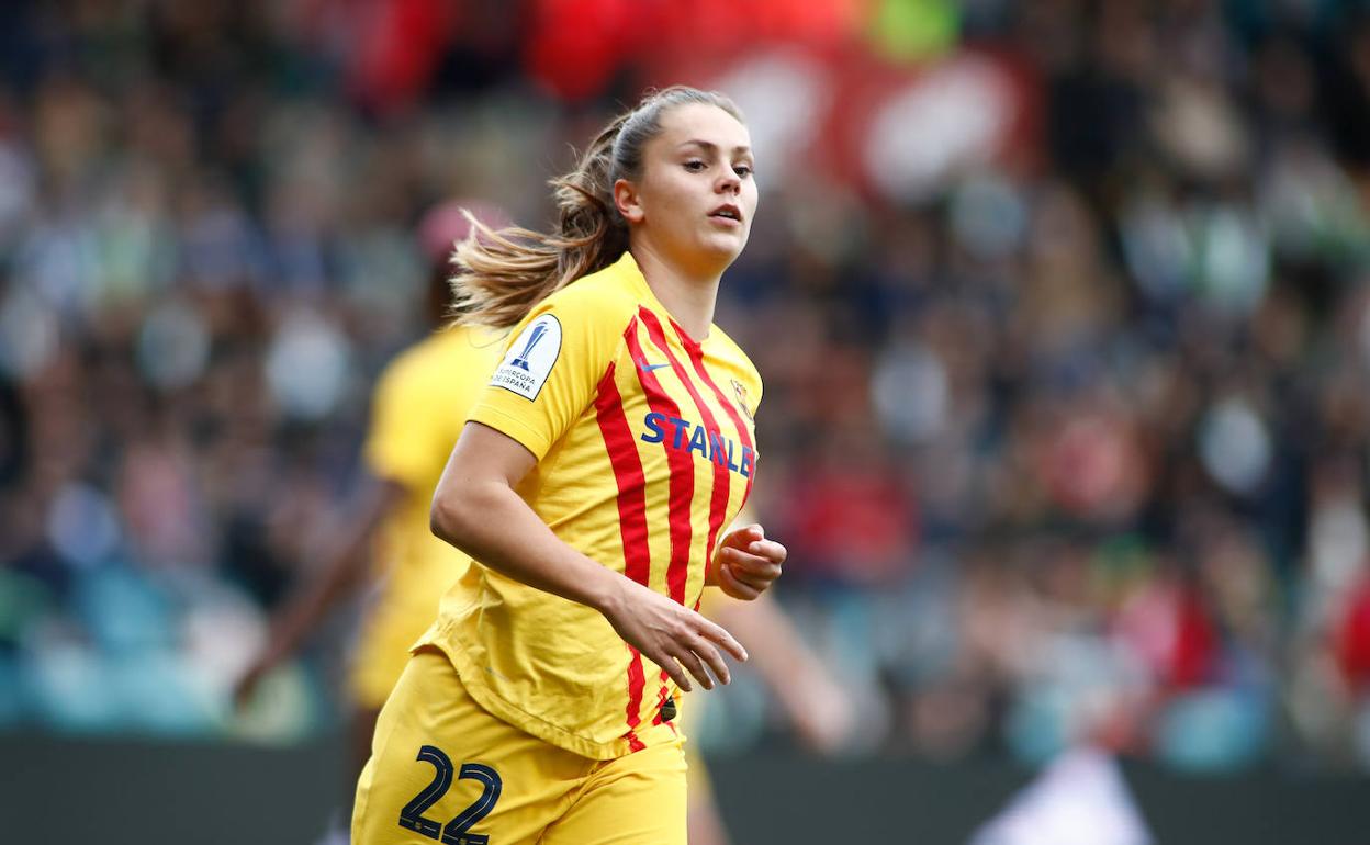 Lieke Martens, atacante del Barcelona. 