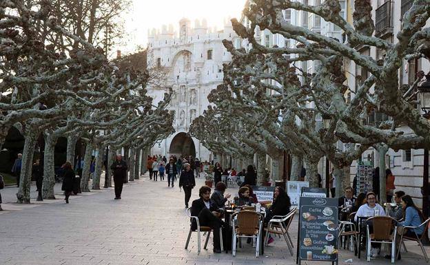 Imagen del centro de Burgos el pasado mes de octubre.