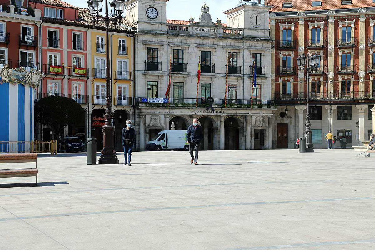 Desescalada Fotos: El uso de las mascarillas se impone en Burgos