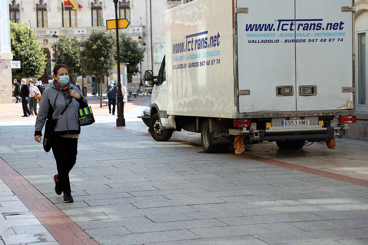 Desescalada Fotos: El uso de las mascarillas se impone en Burgos