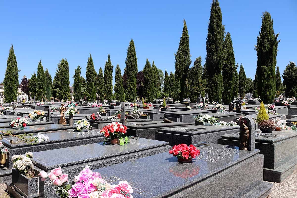 Las flores y los sentimientos regresan al cementerio San José de Burgos. 