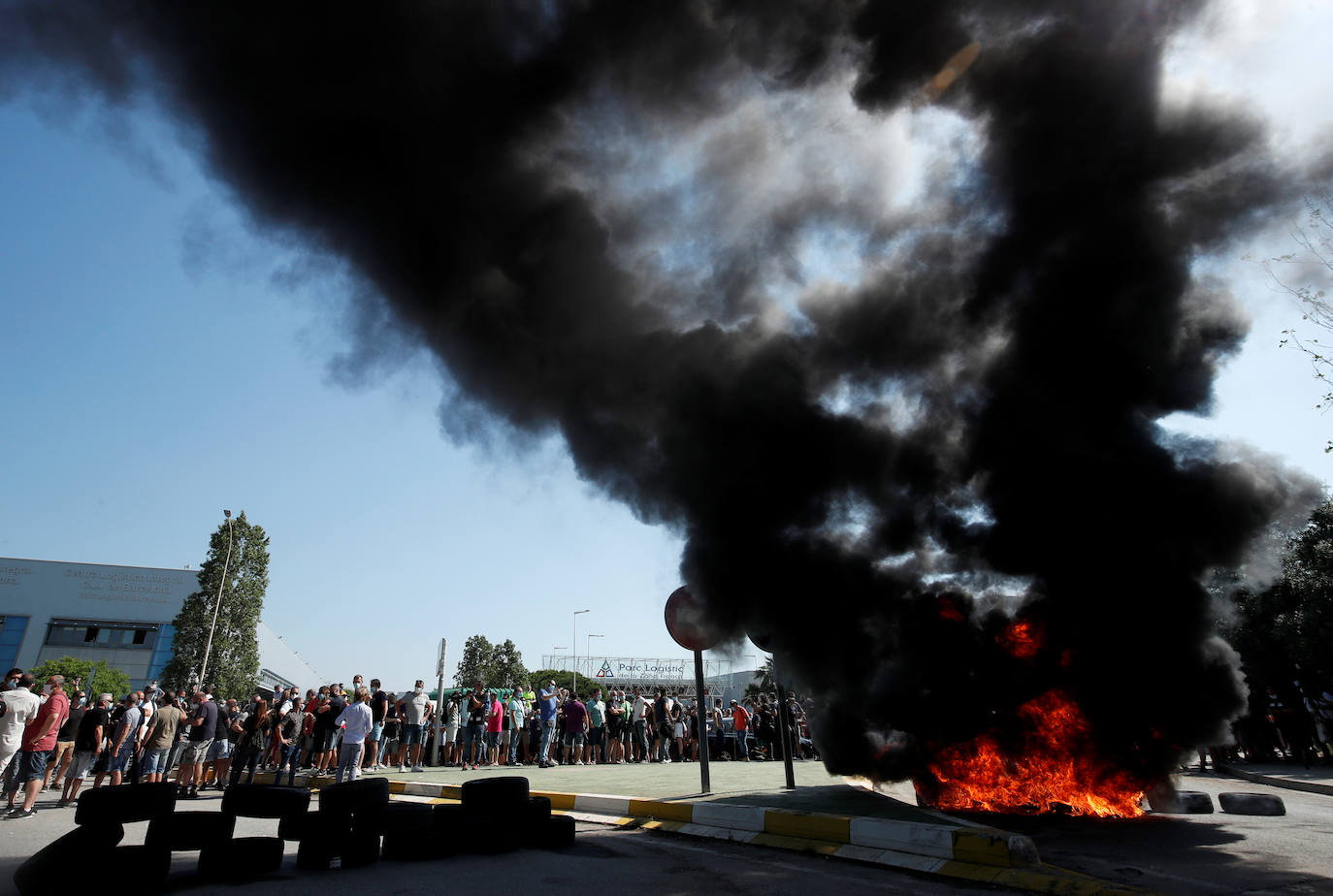 Fotos: Las protestas por el cierre de Nissan, en imágenes