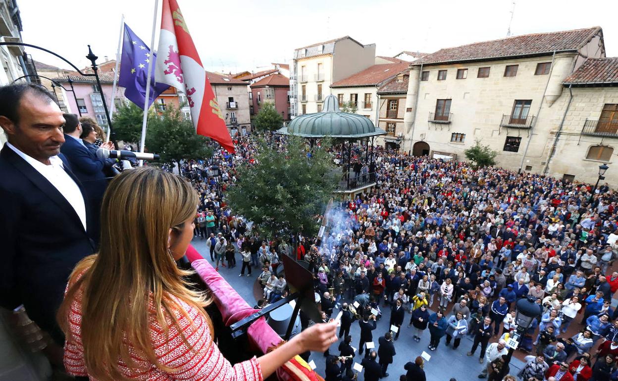 Imagen de lla inauguración de las fiestas en 2019.