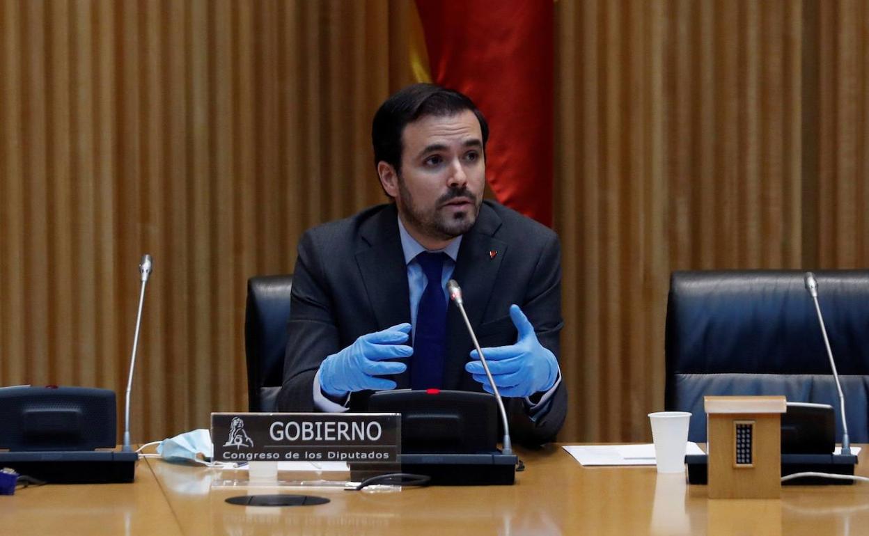 Alberto Garzón, ministro de Consumo.