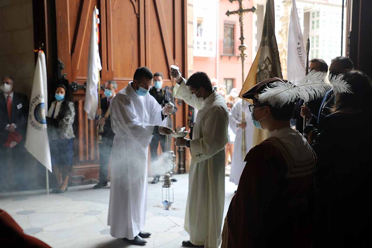 Fotos: El Corpus en tiempos de pandemia en Burgos