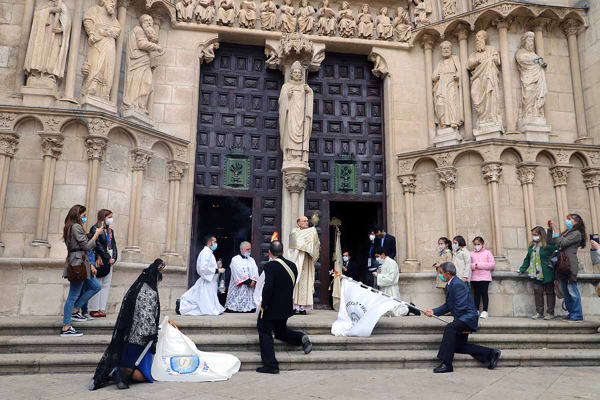 Fotos: El Corpus en tiempos de pandemia en Burgos