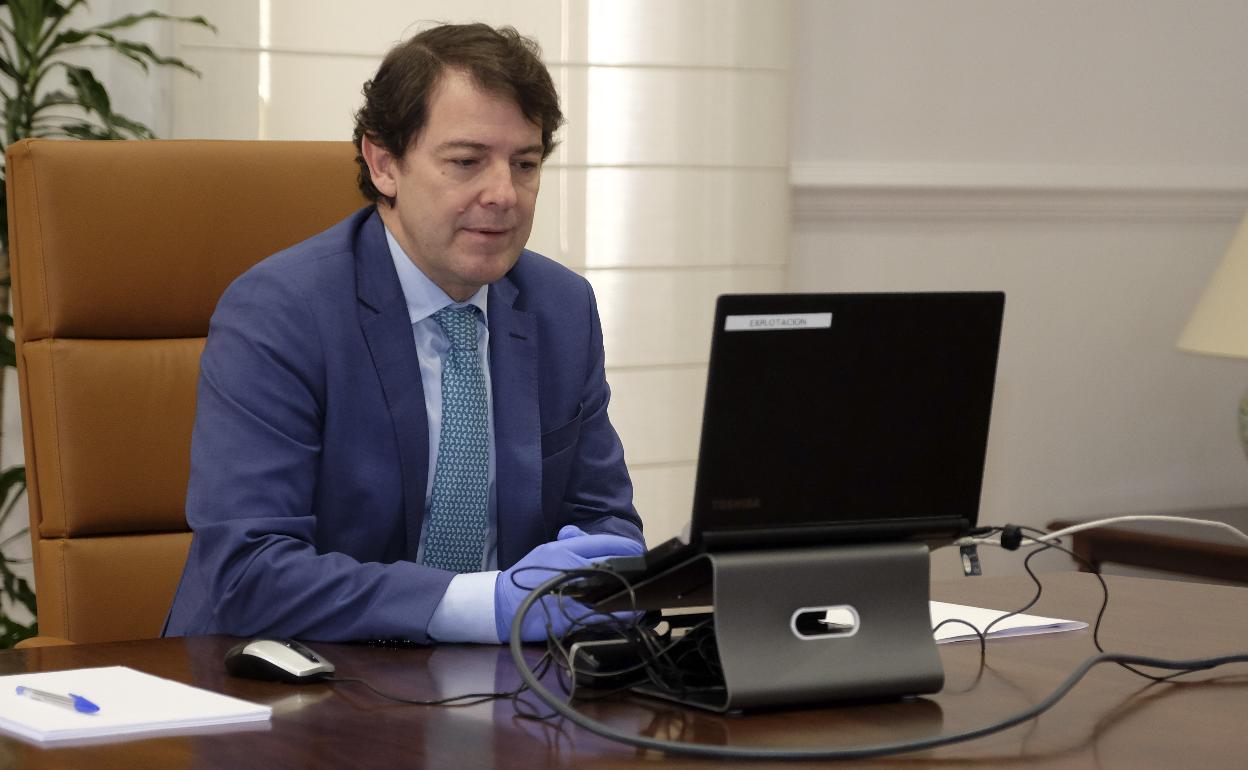 El presidente de la Junta, Alfonso Fernández Mañueco. 