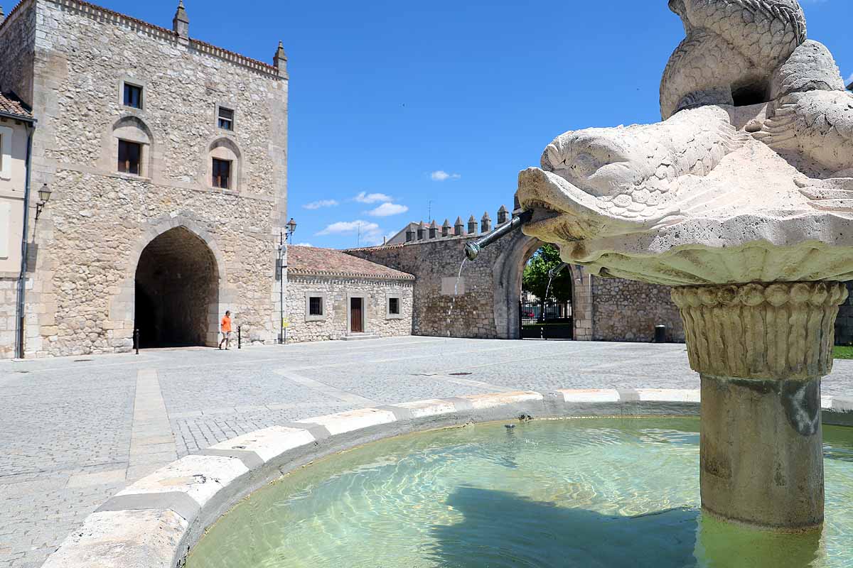 El recinto de El Parral permanece cerrado, al igual que el monasterio de las Huelgas | Hasta estos puntos se han acercado muchos burgaleses hoy para sacar una foto «histórica» mientras que la tradicional jira por El Parral tendrá que esperar un año más. 