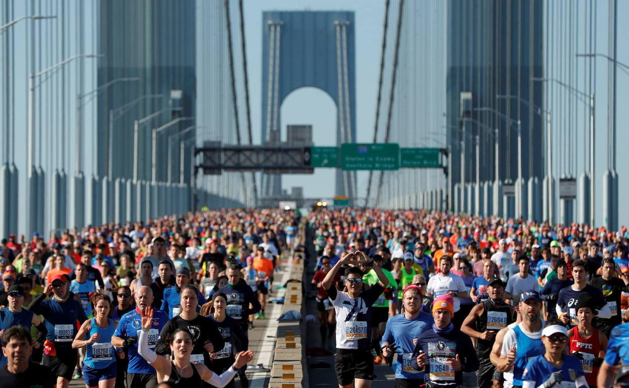 Imagen del maratón de Nueva York. 