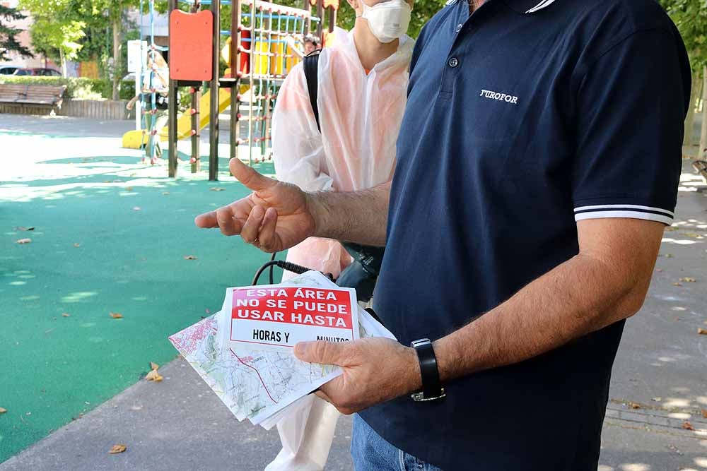 Fotos: Burgos abre todos los parques infantiles, que se desinfectarán a diario