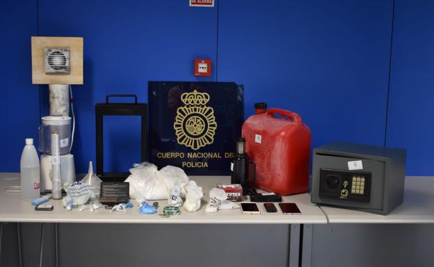 La Policía Nacional desarticula un 'punto negro' de venta de cocaína y ketamina en Miranda