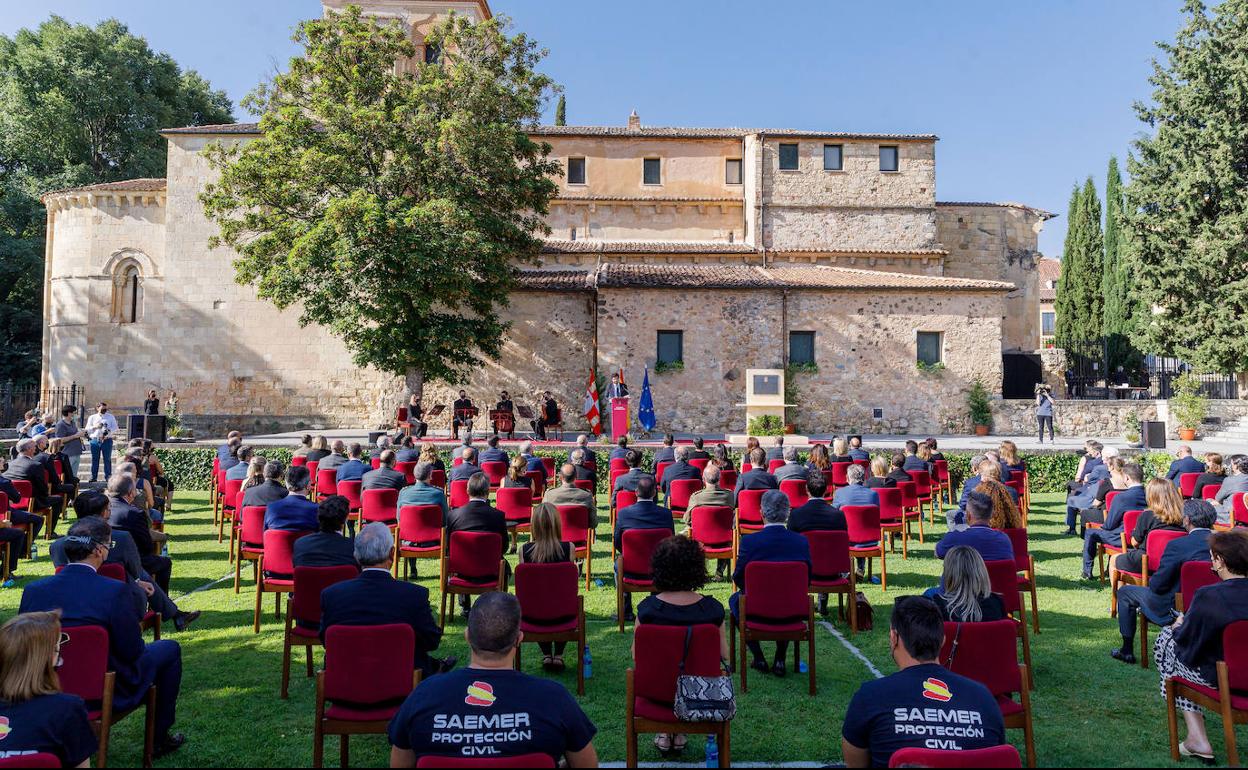 Homenaje de Castilla y León a sus víctimas y héroes de la covid-19.