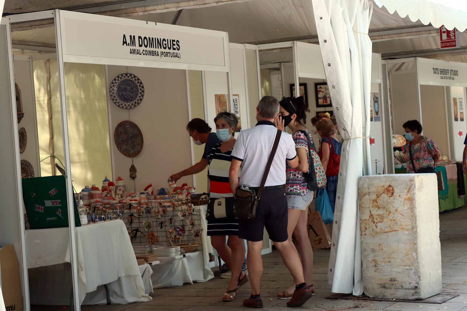 Fotos: Arranca en Burgos la primera feria de cerámica en España post confinamiento