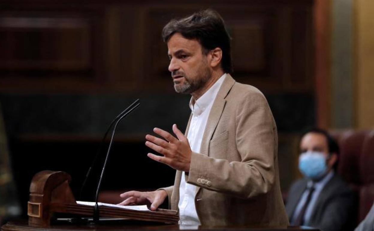 El presidente del grupo parlamentario de Unidas Podemos en el Congreso, Jaume Asens.