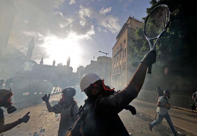 Fotos: Jornada de protestas contra el Gobierno en Beirut