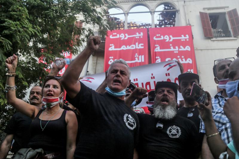 Fotos: Jornada de protestas contra el Gobierno en Beirut