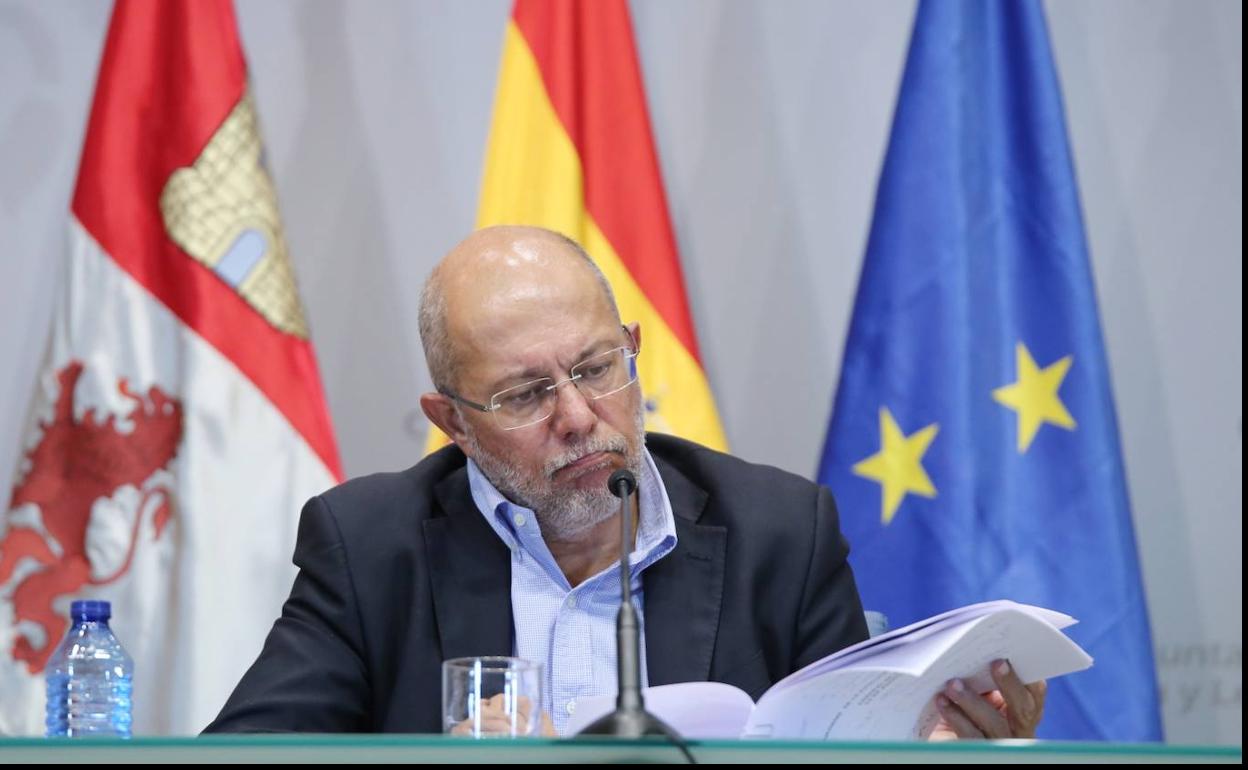 Francisco Igea ha comparecido tras el Consejo de Gobierno.