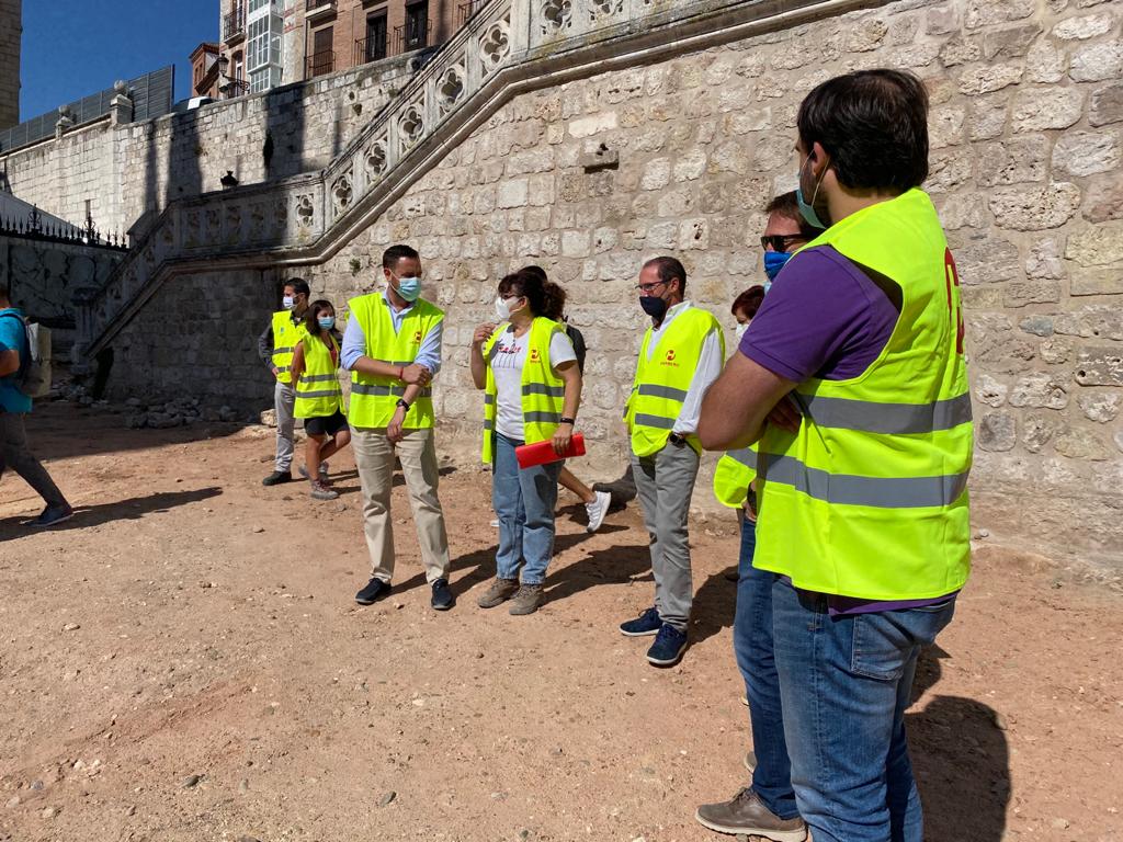 Fotos: Daniel de la Rosa visita las obras de remodelación de Las Llanas