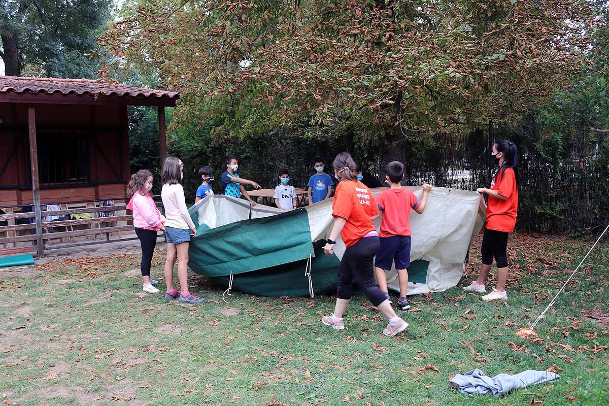 Fotos: Campamentos urbanos con mucho oxígeno en Burgos