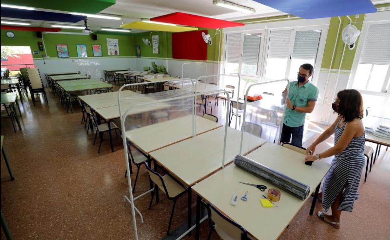 Los colegios públicos de la Comunitat Valenciana se preparan para el inicio de curso.