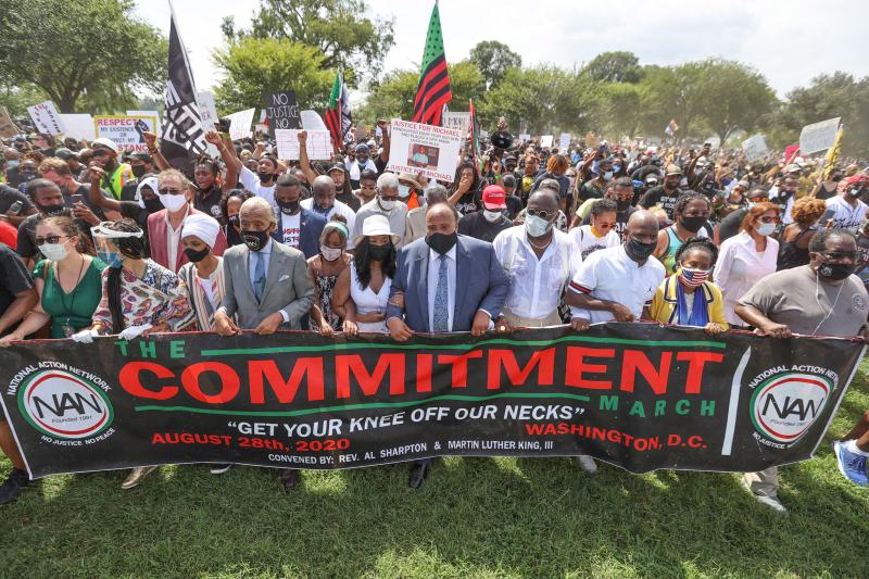 Fotos: La marcha contra el racismo en Washington, en imágenes