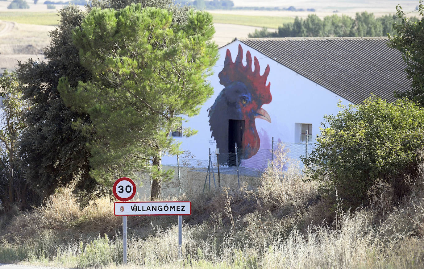 Fotos: Villangómez continúa ampliando su Ruta de los Murales