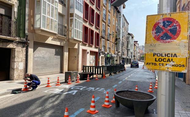 Remodelan la calle Santa Clara para dar prioridad a los peatones