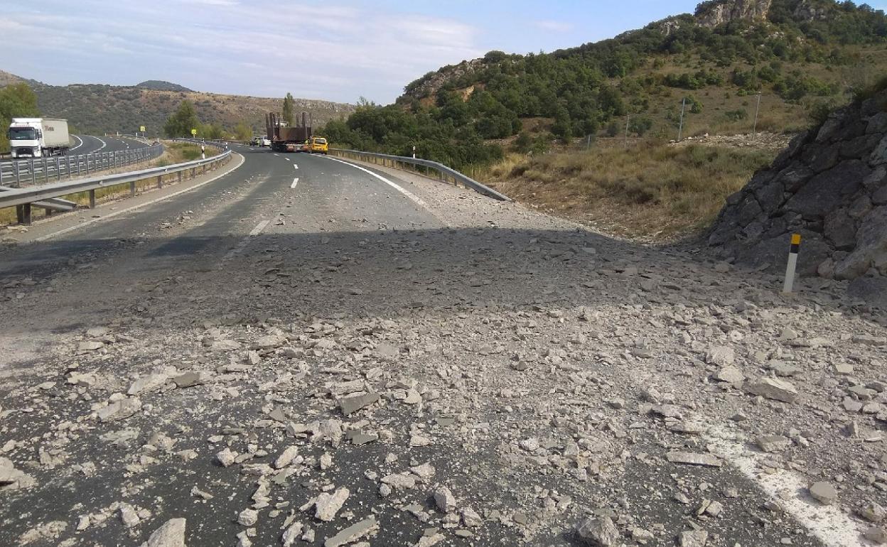 Los daños provocaron el corte en la tarde de ayer. 