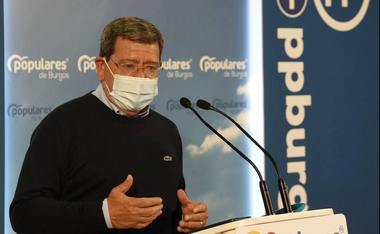 César Rico, presidente del Partido Popular en Burgos.