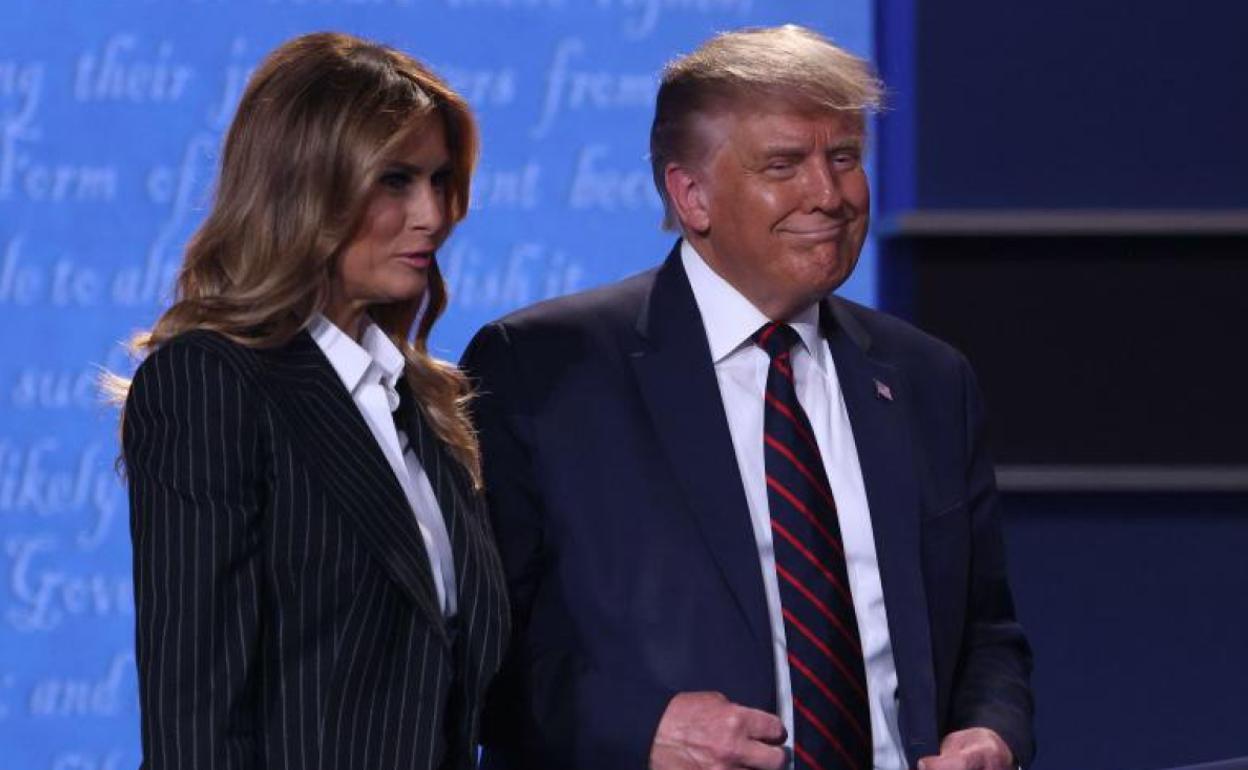 Melania y Donald Trump. 