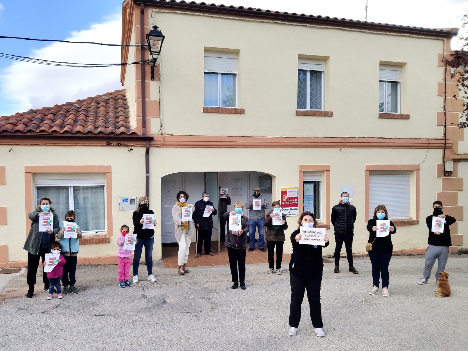 Fotos: Los pueblos burgaleses responden a la concentración nacional en defensa de la sanidad rural