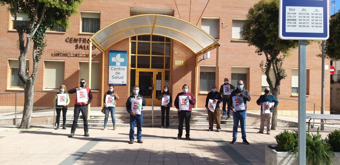 Fotos: Los pueblos burgaleses responden a la concentración nacional en defensa de la sanidad rural