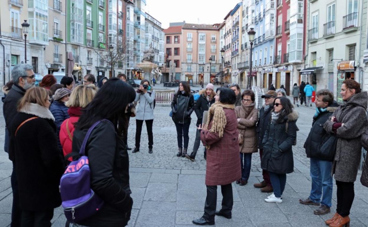 Una de las visitas guiadas 'Burgos en femenino'. 