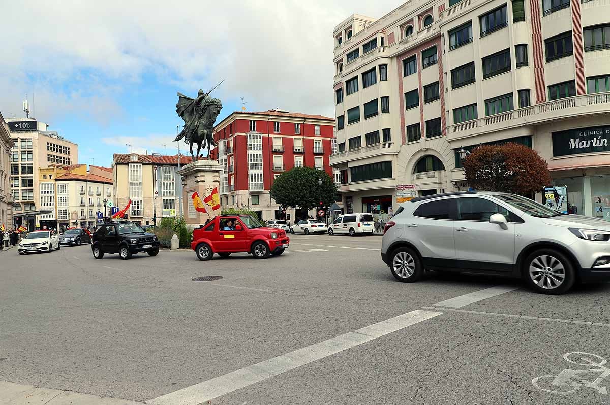 Fotos: Imágenes de la caravana de Vox en Burgos
