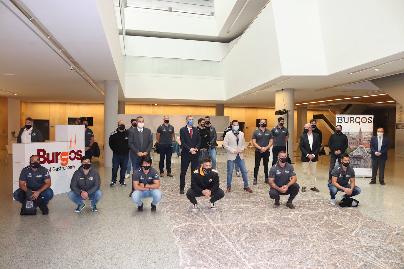 Foto de familia, en el Fórum Evolución