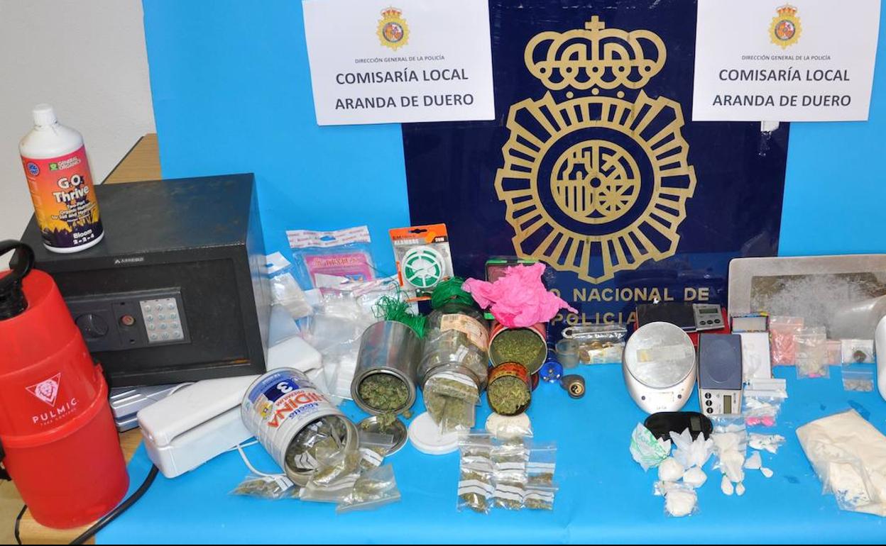 Material del que se ha incautado la Policía Nacional en la operación.