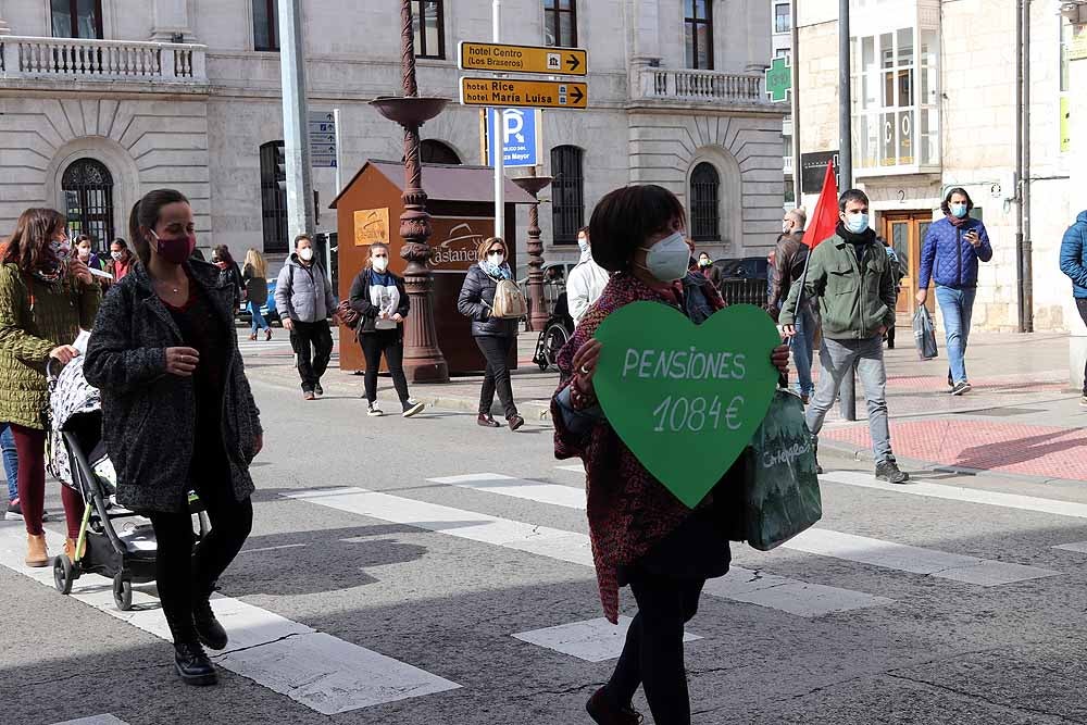 Manifestación contra la privatización de la sanidad en Burgos.