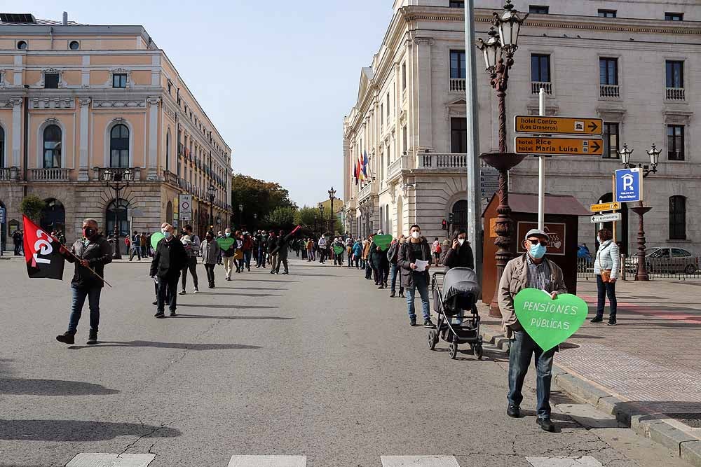 Manifestación contra la privatización de la sanidad en Burgos.