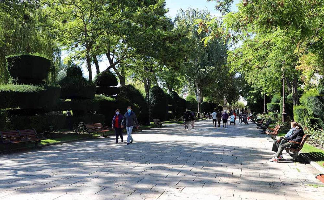 Imagen del Paseo Marceliano Santa María de Burgos.