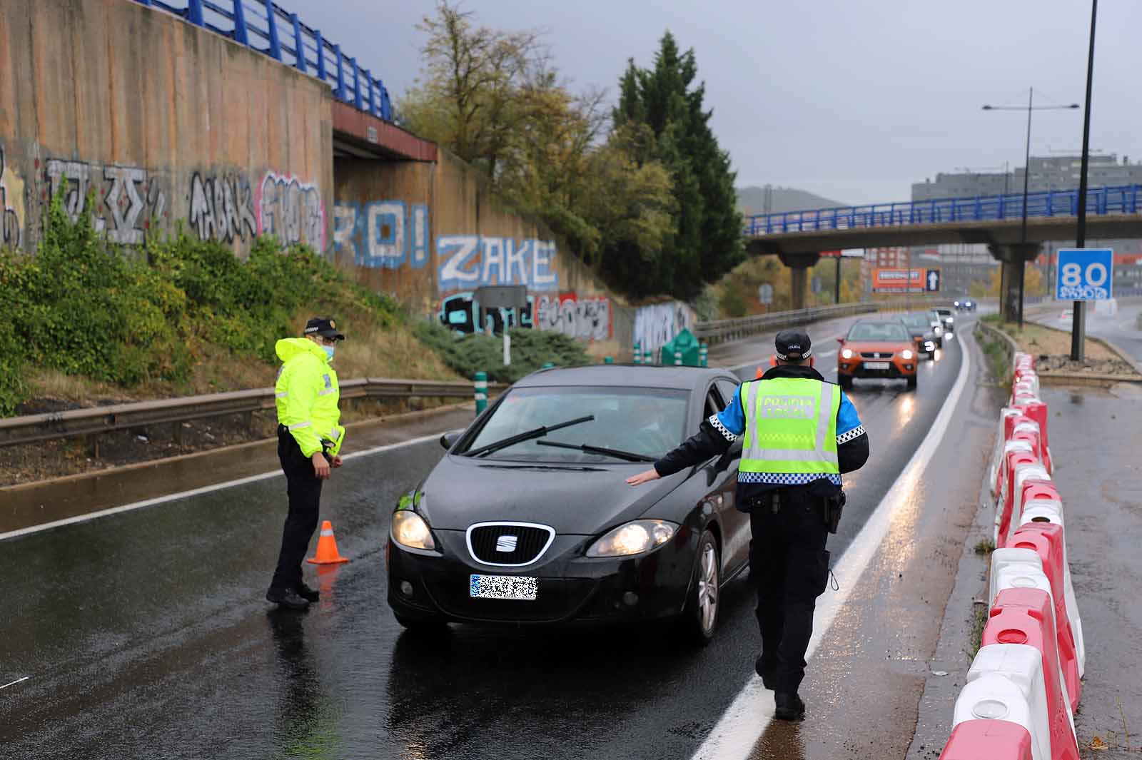 Fotos: Prmer día de controles en las carreteras de Burgos